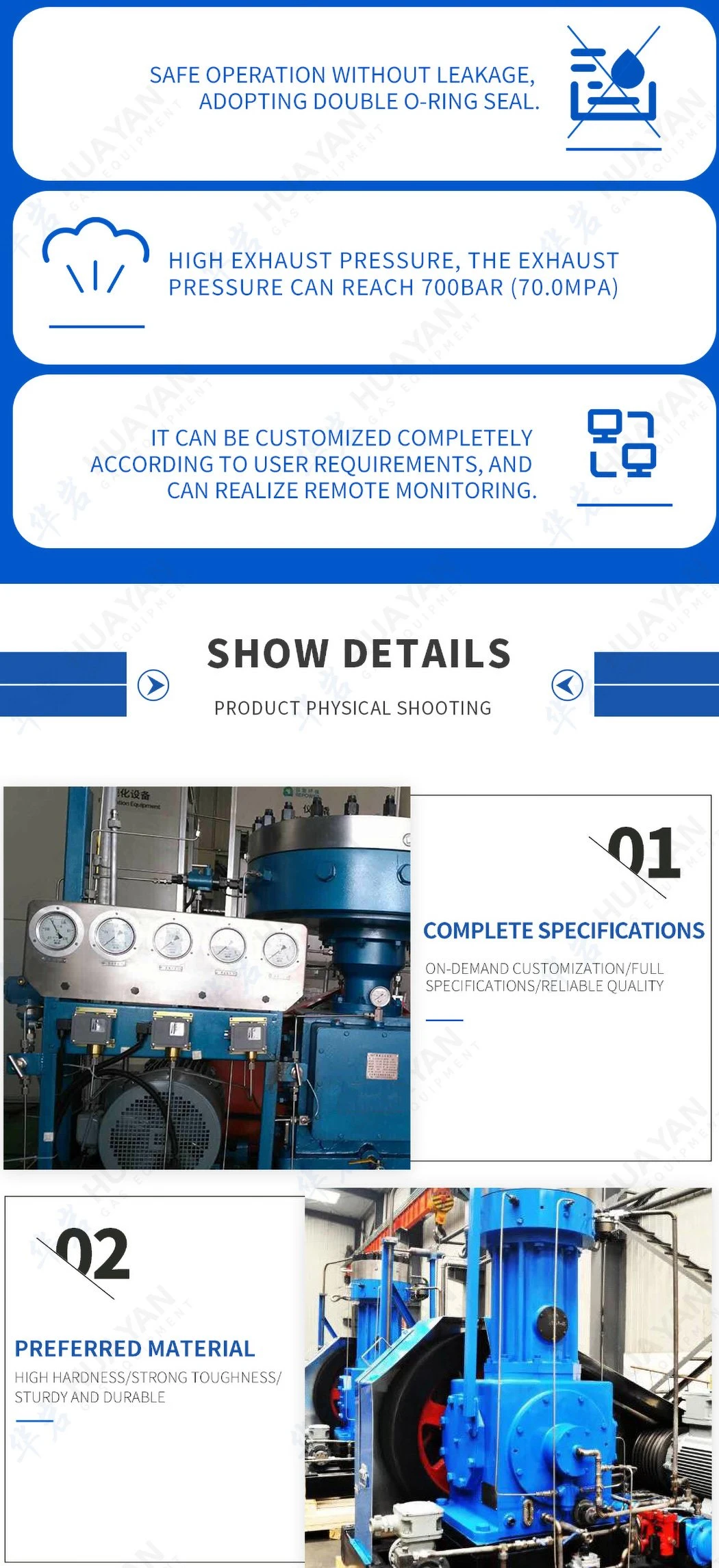Zw-0.6/16-24 Durable Ammonia Oxygen Gas Recovery Piston Compressor