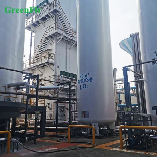La fornitura di fabbrica personalizza l'unità di separazione dell'aria criogenica ASU ad alta purezza, il generatore di ossigeno, azoto e argon per l'industria medica